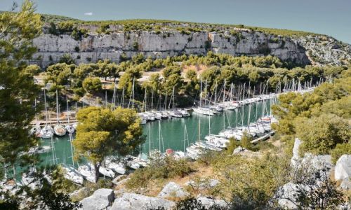 Zdjcie FRANCJA / Provance / Cassis / Zatoka pena jachtw