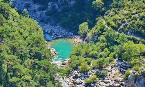 Zdjcie FRANCJA / Provance / Canyon du Verdun / Oczko wodne