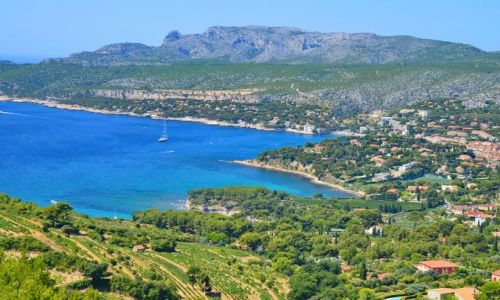 Zdjecie FRANCJA / Provance / Cassis / Zatoka przy Cassis