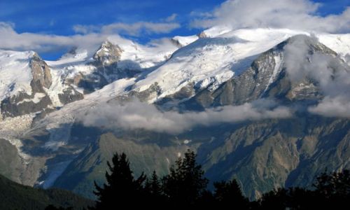 Zdjęcie FRANCJA / Alpy / plaine joux / masyw mt blanc