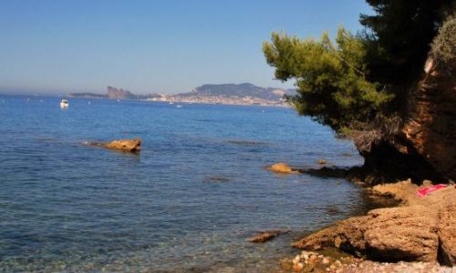 Zdjecie FRANCJA / prowansja / St.Cyr-sur-Mer / lazur morza