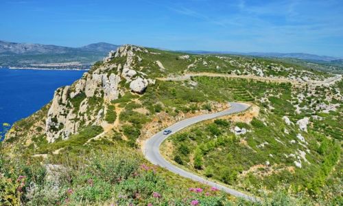 Zdjecie FRANCJA / Prowansja / Cassis / Droga do Cassis poprzez Calanques