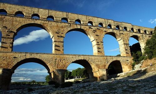 Zdjecie FRANCJA / Prowansja / Pont Du Gard / Rzymski akwedukt