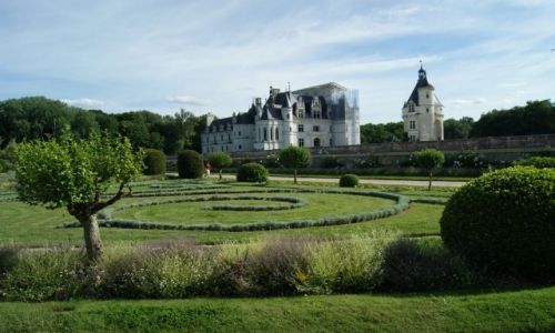 Zdjecie FRANCJA / rodkowa Francja / Chenonceau  zamek na rzece Cher / Zamki nad Loar
