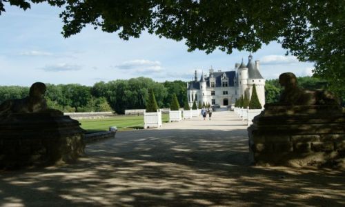 Zdjecie FRANCJA / rodkowa Francja / Chenonceau  zamek na rzece Cher / Zamki nad Loar
