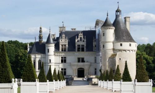 Zdjecie FRANCJA / rodkowa Francja / Chenonceau  zamek na rzece Cher / Zamki nad Loar