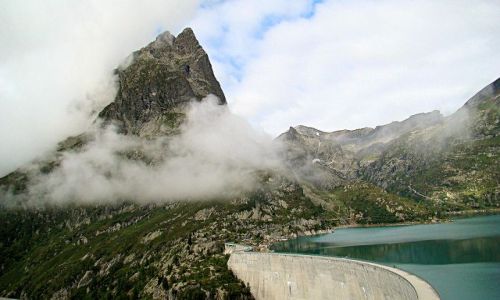 Zdjcie FRANCJA / - / okolica Chamonix / zapora Emosson