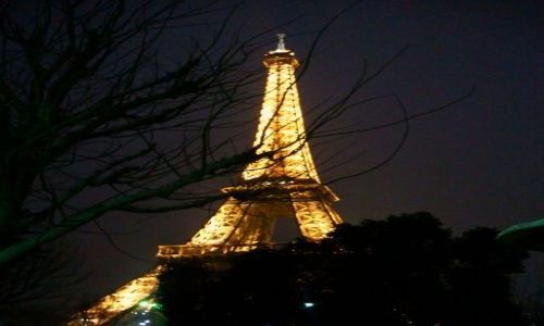 Zdjecie FRANCJA / - / Pary� / konkurs -wie�a Eiffla noc� 