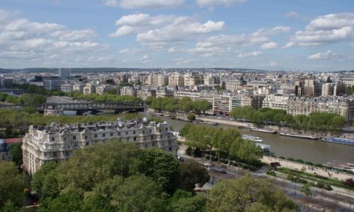 Zdjecie FRANCJA / Pary / Pary / Widok z pierwszego pitra Wiey Eiffla