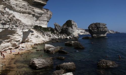 Zdjecie FRANCJA / Korsyka / Bonifacio / U stp Klifu