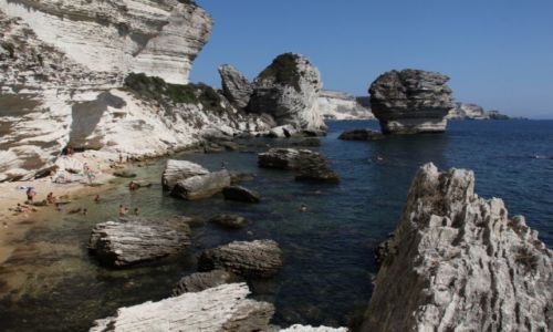 Zdjecie FRANCJA / Korsyka / Bonifacio / U stp Klifu