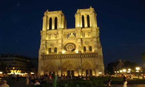 Zdjęcie FRANCJA / brak / Katedra Notre-Dame  / one night in Paris :)