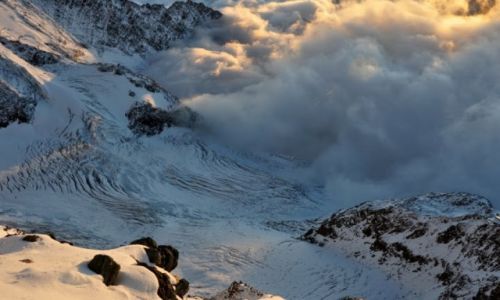 Zdjecie FRANCJA / Chamonix / Mont Blanc / Nie ma to jak widok lodowca z gry