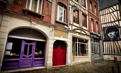 Zdjcie FRANCJA / Grna Normandia / Rouen / Uliczka