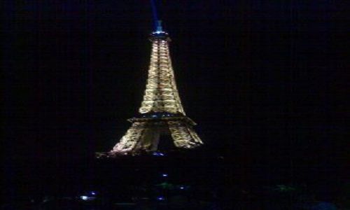 Zdjęcie FRANCJA / francuski / Paryz / Wieża Eiffla w nocy