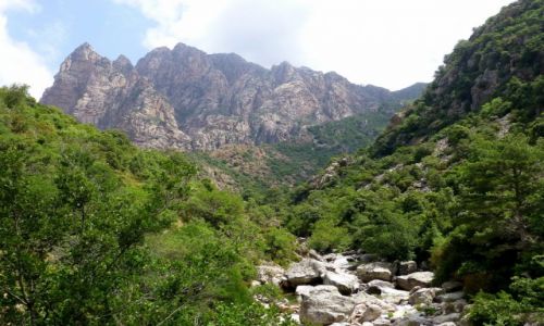 Zdjecie FRANCJA / Korsyka / okolice Porto / gry nad wwozem  La Spilonca