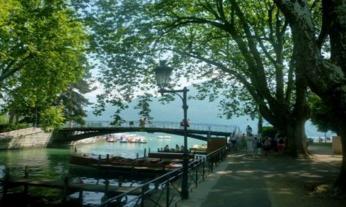 Zdjcie FRANCJA / Rhne-Alpes / Annecy  / Pont des Amours ANNECY 