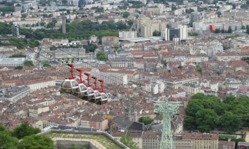 Zdjęcie FRANCJA / Rodan-Alpy / Grenoble / Téléphérique Grenoble-Bastille