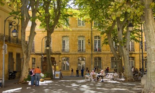 Zdjecie FRANCJA / Prowansja / Aix en Provence / Placyk w Aix