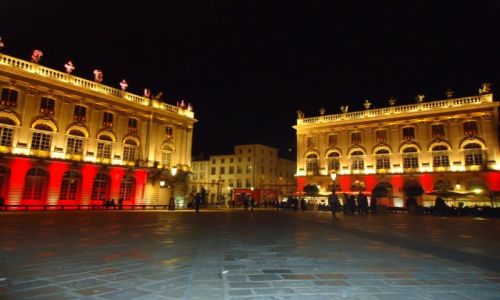 Zdjcie FRANCJA / Lotaryngia / Nancy / Place Stanislas noc (2)