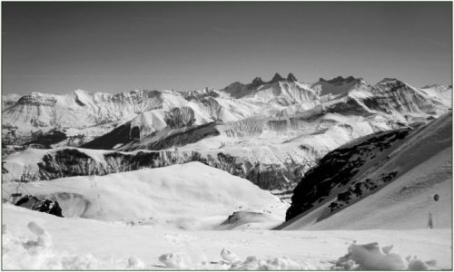 Zdjcie FRANCJA / Alpes de Savoie / Les Sybelles / Dolina Maurienne...