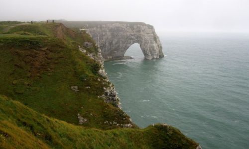 Zdjęcie FRANCJA /  Normandia / Etretat / śladami Moneta...