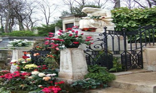 Zdjęcie FRANCJA / Francja / Paryz-cmentarz  Pere-Lachaise  / grób F.Chopina