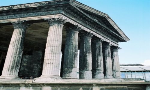 Zdjęcie FRANCJA / - / NImes / Rzymska świątynia
