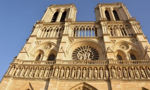 Zdjecie FRANCJA / - / Pary / Notre Dame z bliska 