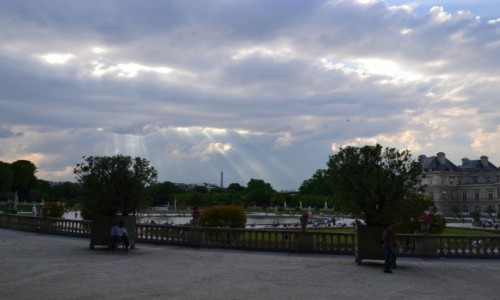 Zdjcie FRANCJA / Ile-de-France / Ogrd Luksemburski / Pary - Ogrd Luksemburski