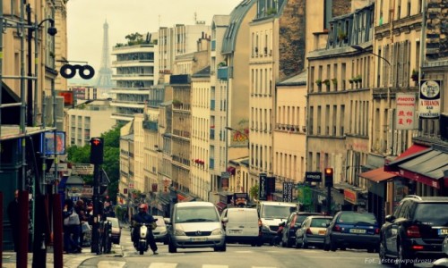 Zdjecie FRANCJA / - / Pary / Rue Belleville