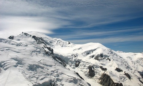 Zdjcie FRANCJA / Alpy  / Widok z Aiguille du Midi / Mont Blanc