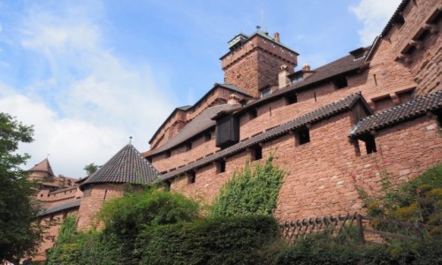 Zdjecie FRANCJA / Alzacja / niedaleko Orschwiller / Chteau du Haut-Kœnigsbourg..