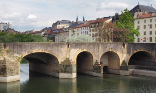 Zdjecie FRANCJA / Lotaryngia / Metz / jeszcze jeden most...