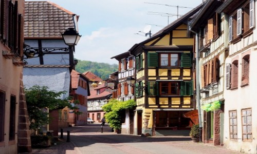 Zdjecie FRANCJA / Alzacja / Ribeauvill /  la Grand' Rue...