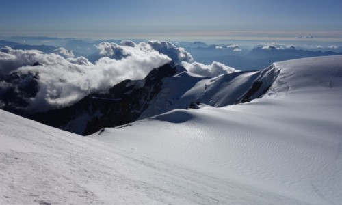 Zdjecie FRANCJA / Masyw Mont Blanc / schron Vallot / Widoki na 4362 m n.p.m.