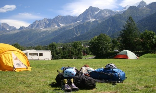 Zdjęcie FRANCJA / Chamonix / Camping. / W drogę!