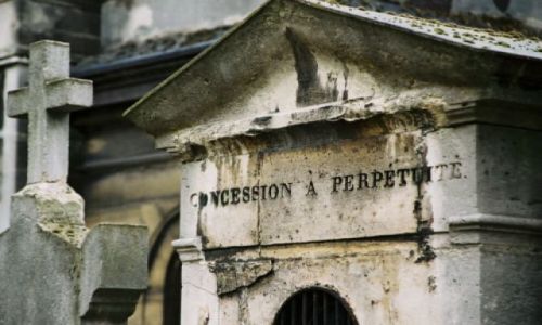 Zdjęcie FRANCJA / Paryż / Cmentarz Pere Lachaise / cisza