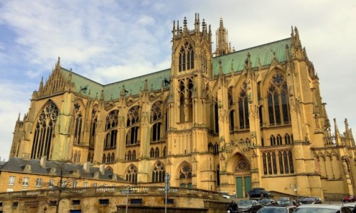 Zdjęcie FRANCJA / Lotaryngia / Cathedrale Saint-Etienne de Metz / Boża Latarnia...