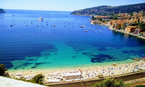 Zdjecie FRANCJA / Lazurowe wybrzee / Villefranche-sur-Mer / Plage de Villefranche