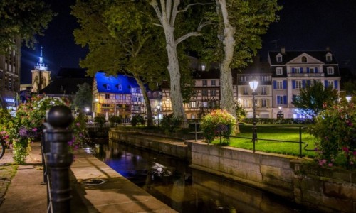 Zdjcie FRANCJA / Grand Est / Alzacja  / Colmar  / Colmar nocny