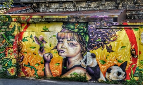 Zdjecie FRANCJA / - / PARY / Street art La Villette