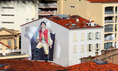 Zdjecie FRANCJA / Lazurowe wybrzee / Cannes / Mural