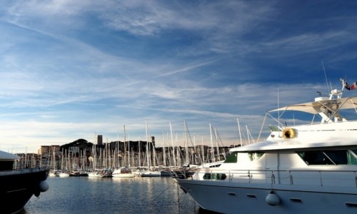 Zdjcie FRANCJA / Lazurowe wybrzee / Cannes / W porcie