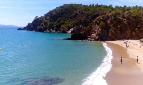 Zdjcie FRANCJA / Lazurowe Wybrzee / Cavalaire-sur-Mer / Plaa Bonporteau