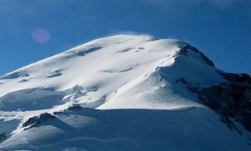 Zdjecie FRANCJA / Masyw Mont Blanc / Dome du Gouter / Na poegnanie... schron Vallot i Mont Blanc