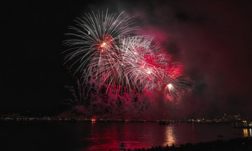 Zdjcie FRANCJA / Cte d'Azur / Cannes / Pokaz pirotechniczny 