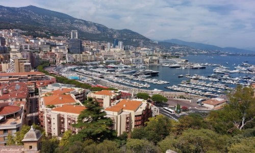 Zdjecie FRANCJA / Prowansja-Alpy-Lazurowe Wybrzee, / Monako. / Monte Carlo - widok z Monako.