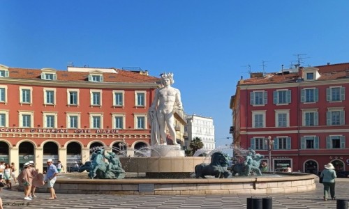 Zdjecie FRANCJA / Prowansja-Alpy. / Plac Massena. / Nicea - Fontanna Soca.