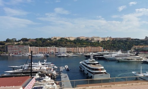 Zdjcie FRANCJA / Monako. / Port w Monte Carlo. / Monako z portu w Monte Carlo.